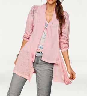 Shirtjacke rosé