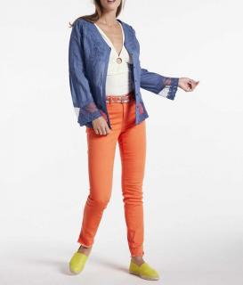 Slim-Fit-Stretch-Jeans orange