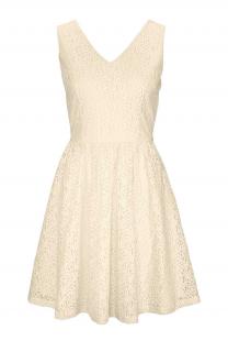 Spitzenkleid creme