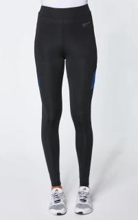 Sport-Leggings schwarz-royalblau