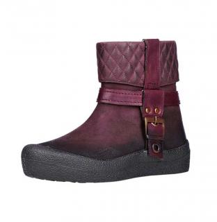 Stiefelette bordeaux