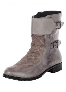 Stiefelette grau-taupe