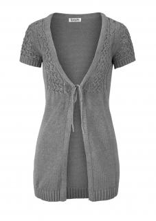 Strickjacke grau