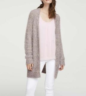 Strickjacke mauve-bunt