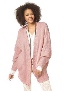 Strickjacke rosa