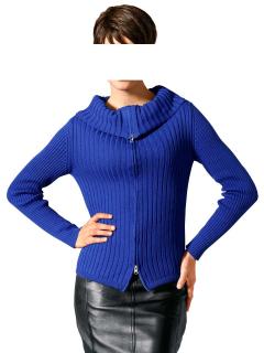 Strickjacke royalblau