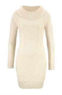 Strickkleid creme