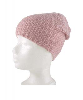 Strickmütze rosé