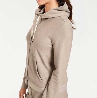 Sweatjacke sand