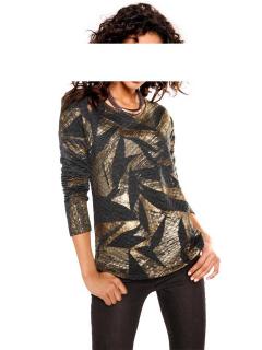 Sweatshirt gold-grau