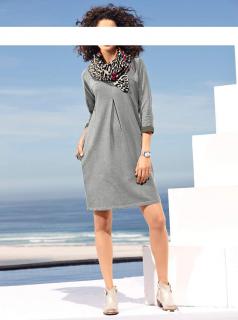 Sweatshirtkleid grau