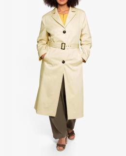 Trenchcoat mit Kontrastfutterhellbeige