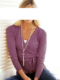 Wickelpullover mauve