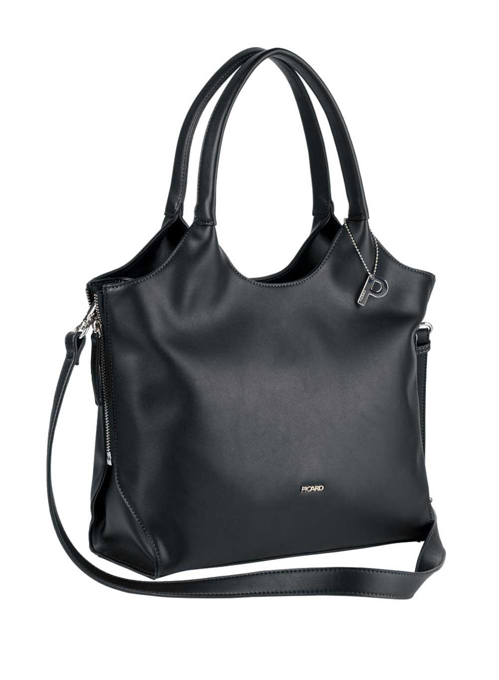 Marken-Handtasche schwarz | Neuheiten | Outlet Mode-Shop