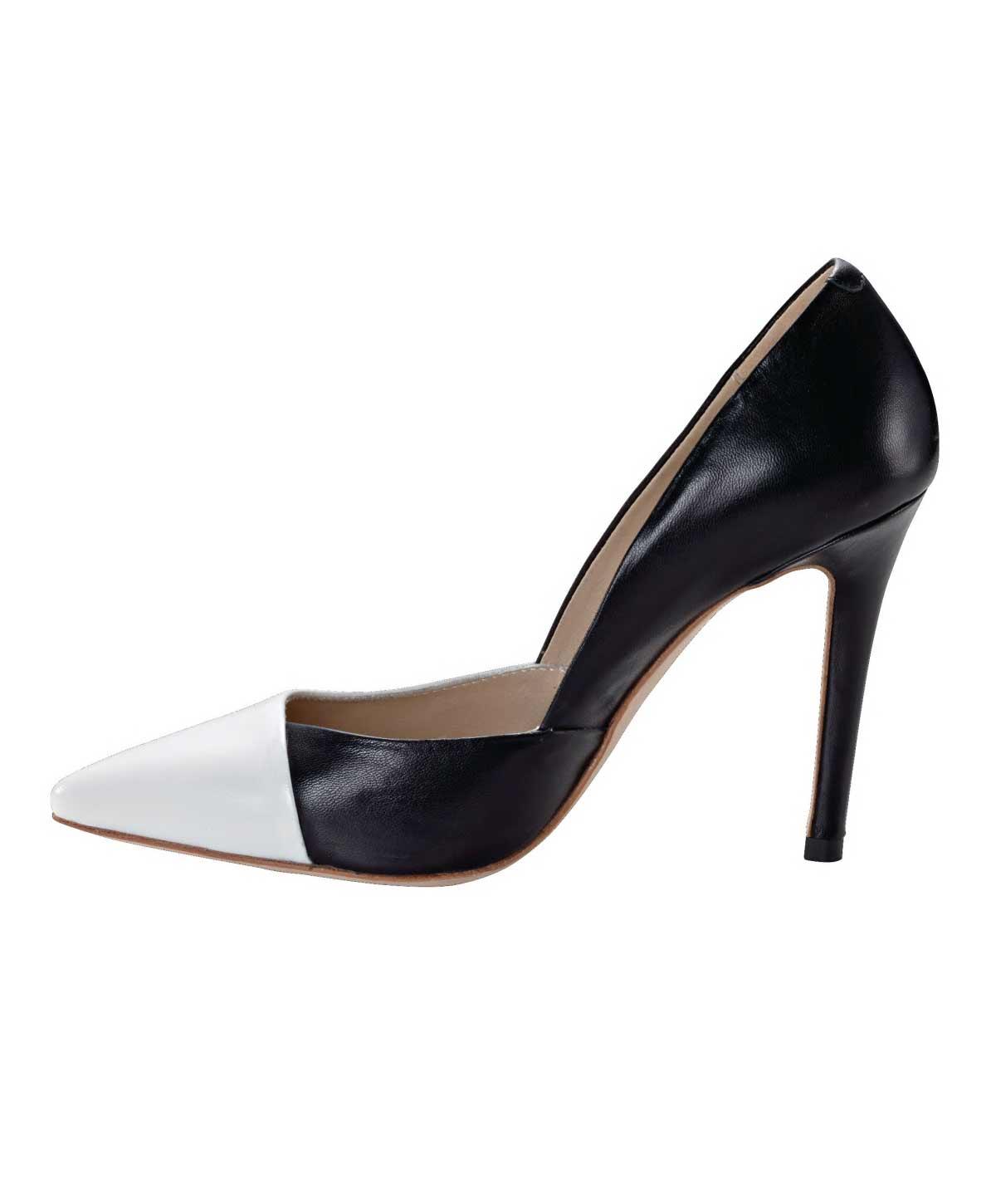 Marken-Pumps schwarz-weiß | Schuhe | Outlet Mode-Shop