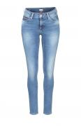  Marken-Skinny-Jeans NORA blau-used W33/L30 inch