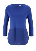 2-in-1-Feinstrickpullover royalblau