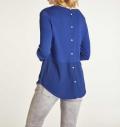 2-in-1-Feinstrickpullover royalblau