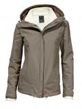 2-in-1 Funktionsjacke taupe-offwhite