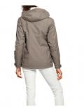 2-in-1 Funktionsjacke taupe-offwhite