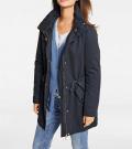 2-in-1-Parka mit Webpelz+Weste graublau