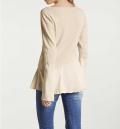 2-in-1-Pullover beige