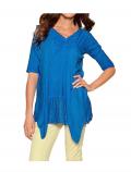 2-in-1 Shirt blau