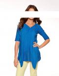 2-in-1 Shirt blau