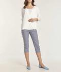 2-in-1-Shirt mit Spitze offwhite