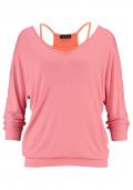 2-in-1 Shirt pink-orange