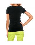 2-in-1 Shirt schwarz-bunt