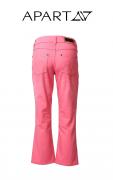 3/4 Stretchjeans hibiskus