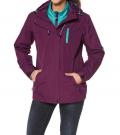 3-in-1-Funktionsjacke fuchsia-mint