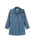 3-in-1-Outdoorjacke mit Weste taubenblau