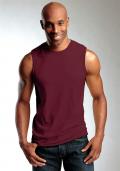 6-er Set-Herren-Muscleshirts Rot-Nuance