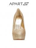 Abend-Pumps gold