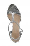 Abend-Sandalette silber