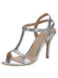 Abend-Sandalette silber