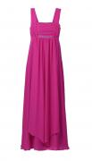 Abendkleid mit Strass fuchsia