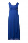 Abendkleid mit Strass royalblau