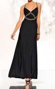 Abendkleid schwarz-gold