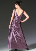 Abendkleid und Stola mauve