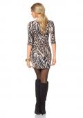 Animalprint-Kleid bunt