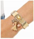 Armband creme-gold