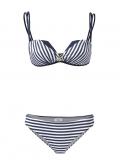 Bandeau-Bikini marine-gold