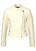 Biker-Jacke creme