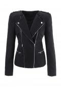 Bikerjacke schwarz