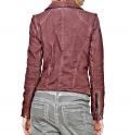 Bikerstyle-Kurzjacke mauve