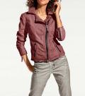 Bikerstyle-Kurzjacke mauve