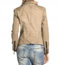 Bikerstyle-Kurzjacke sand